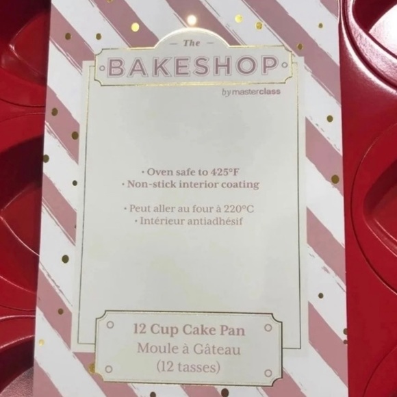 Red Heart Shaped Cupcake Pan Valentine’s Day - Picture 2 of 4